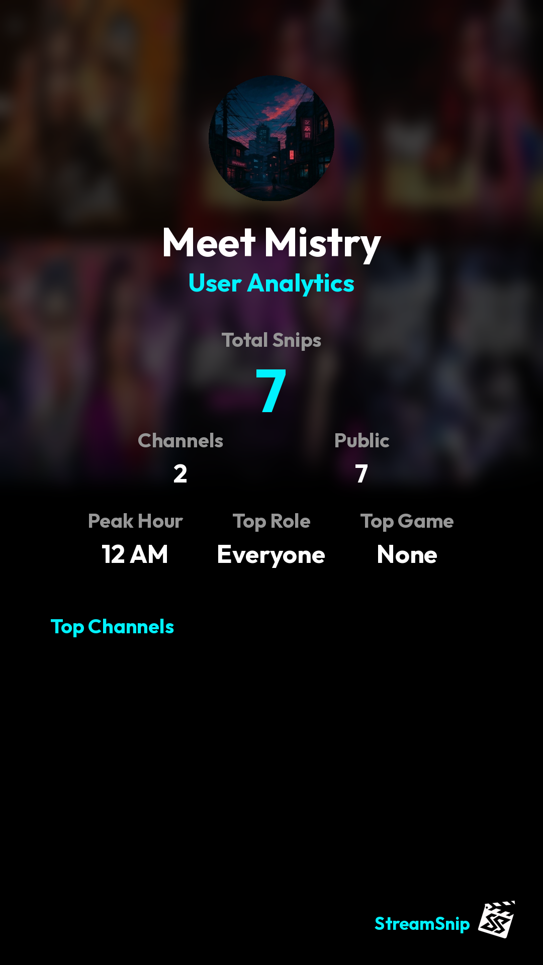 Stats Share Card