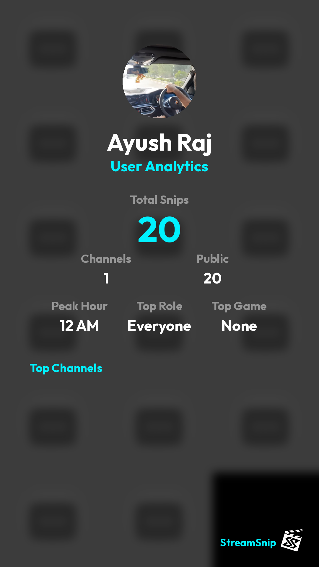 Stats Share Card
