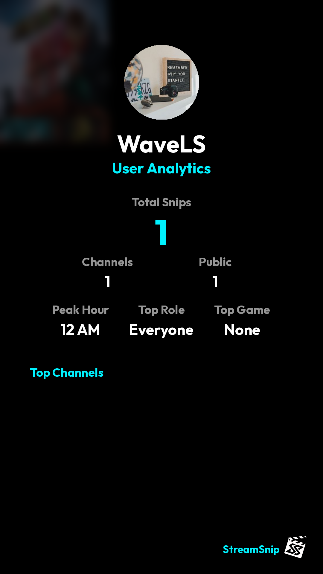 Stats Share Card