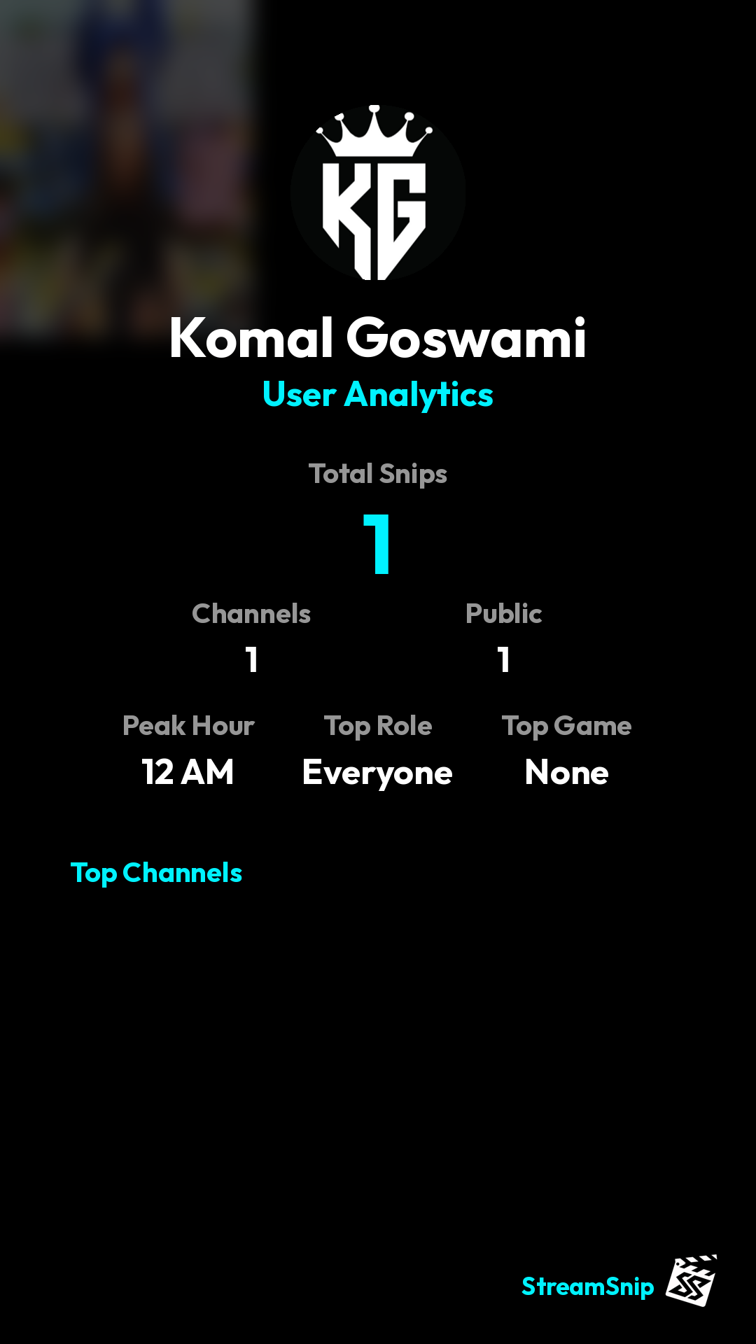 Stats Share Card