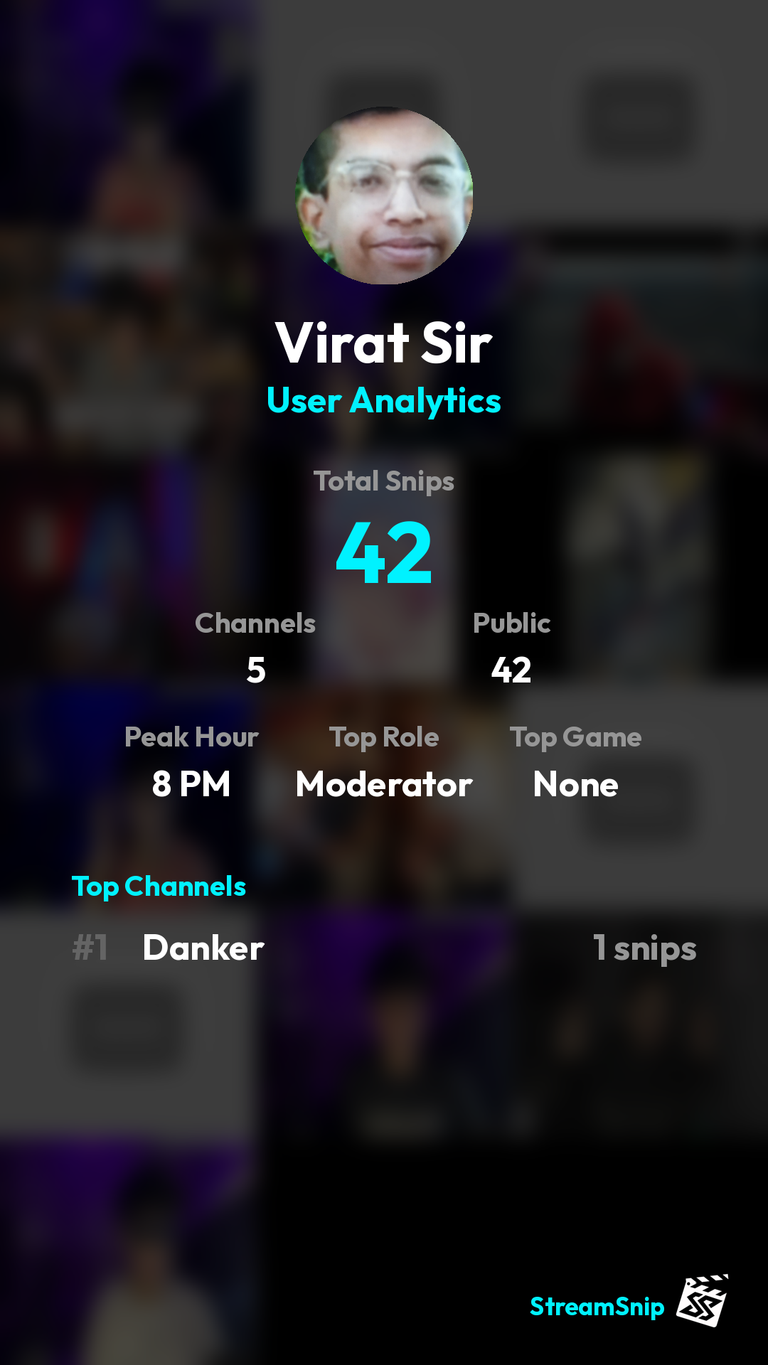 Stats Share Card