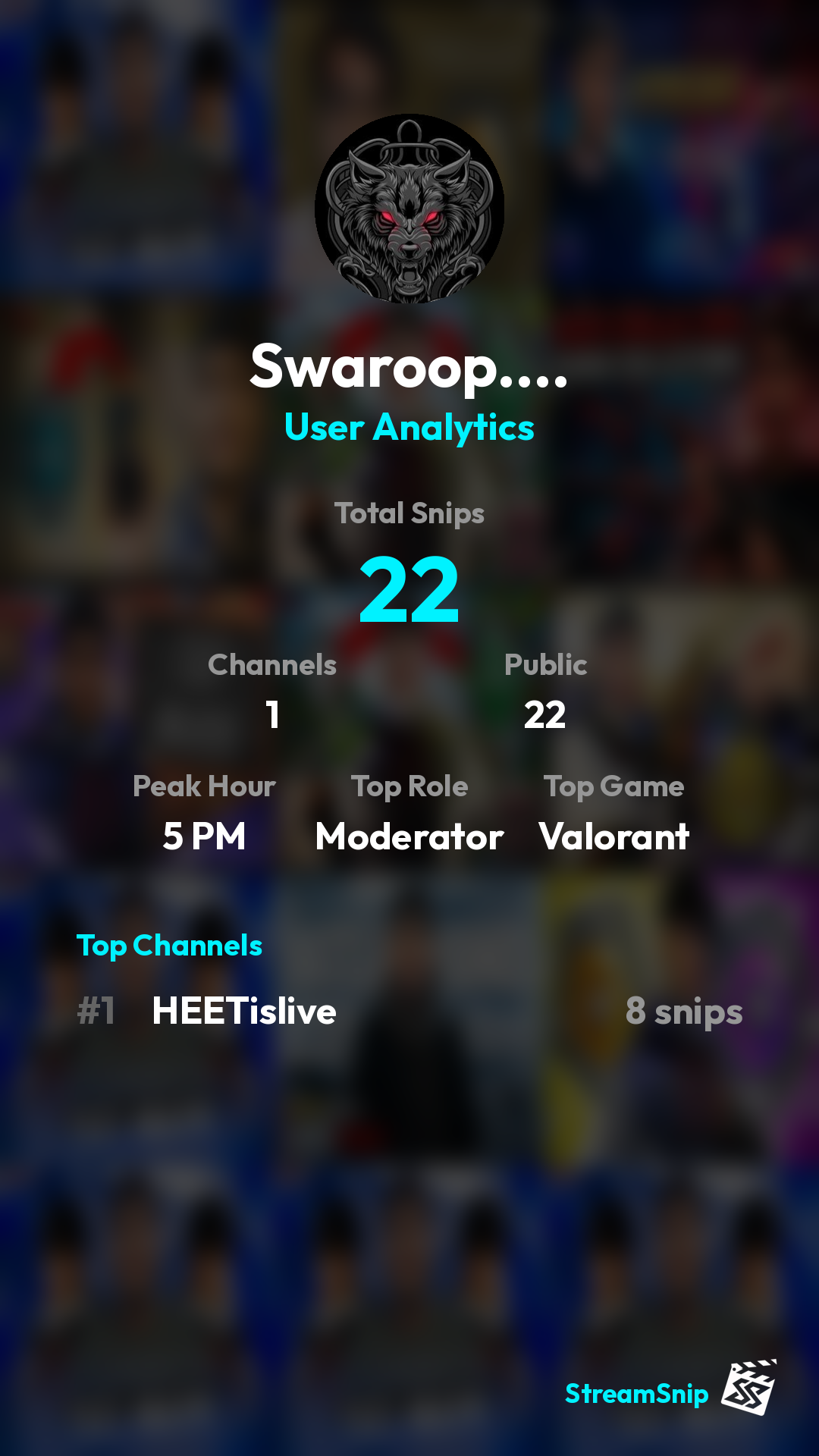 Stats Share Card