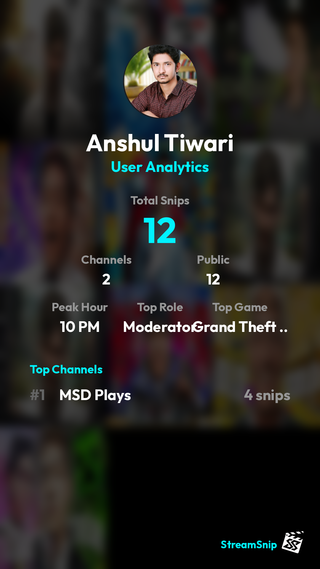 Stats Share Card