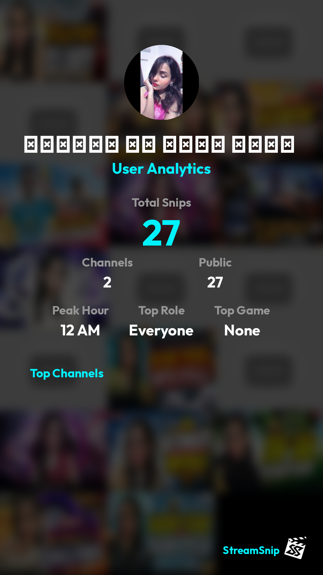 Stats Share Card