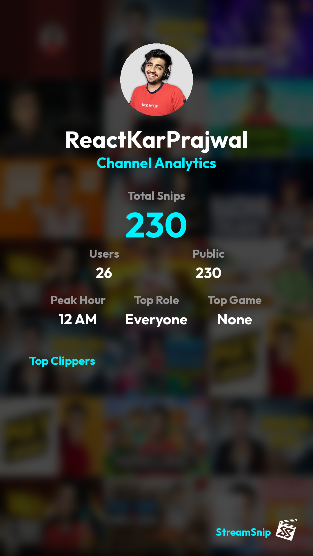Stats Share Card