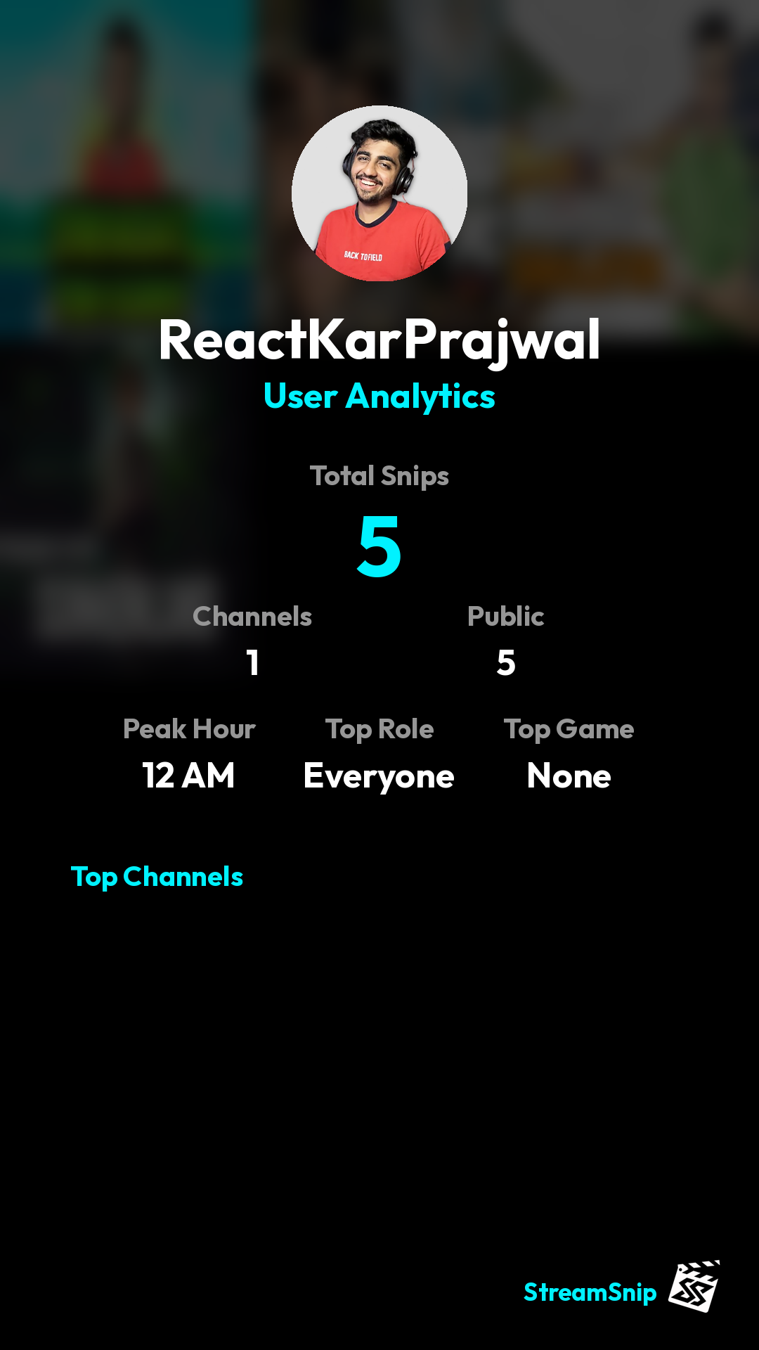 Stats Share Card