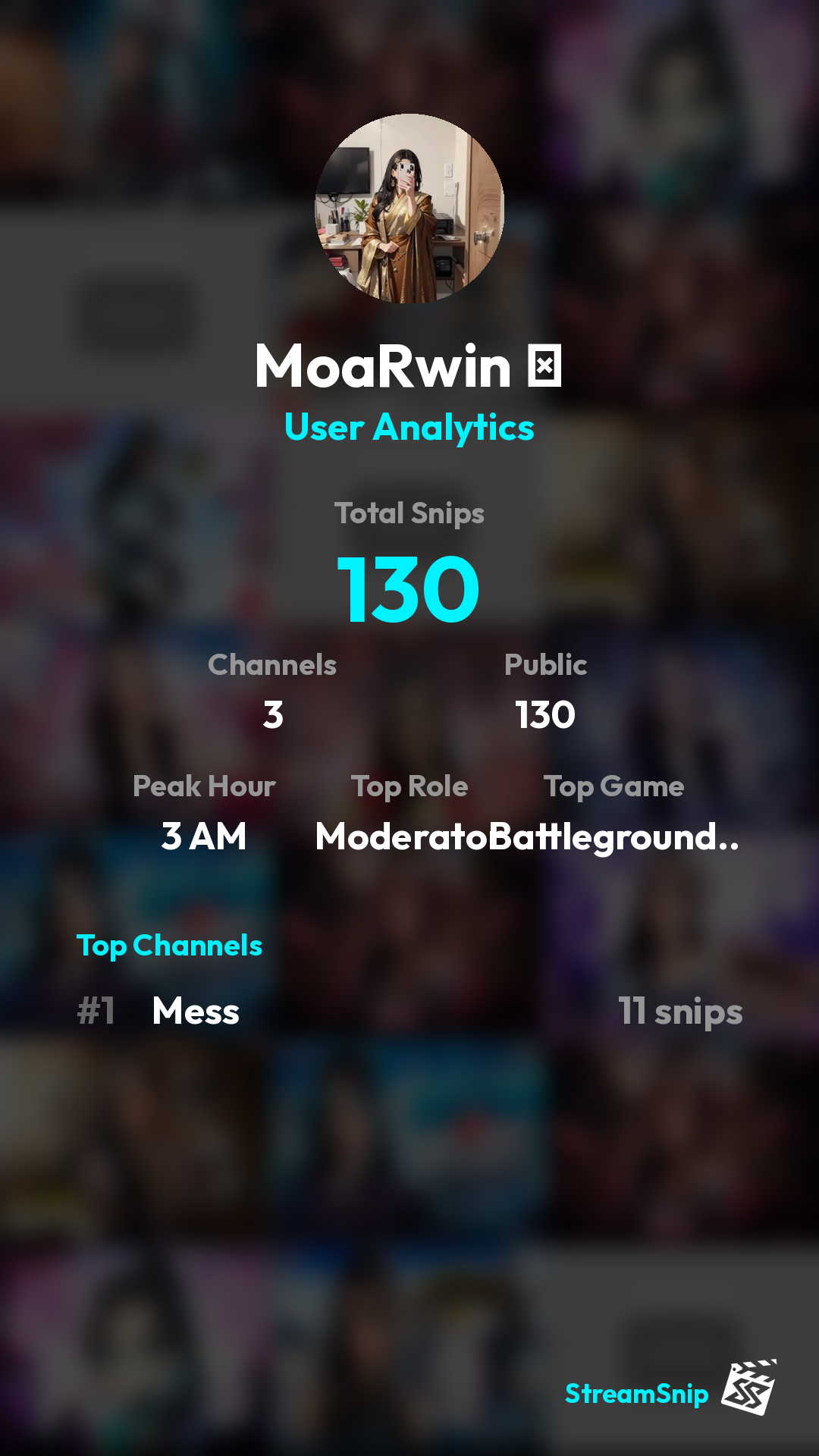 Stats Share Card