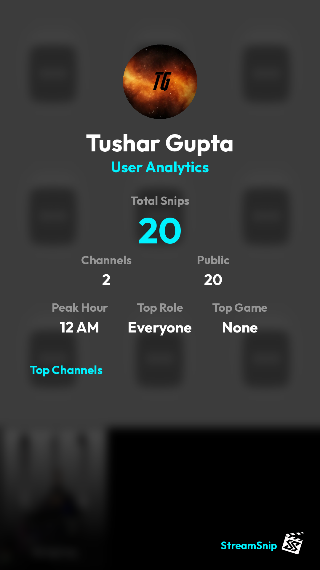 Stats Share Card