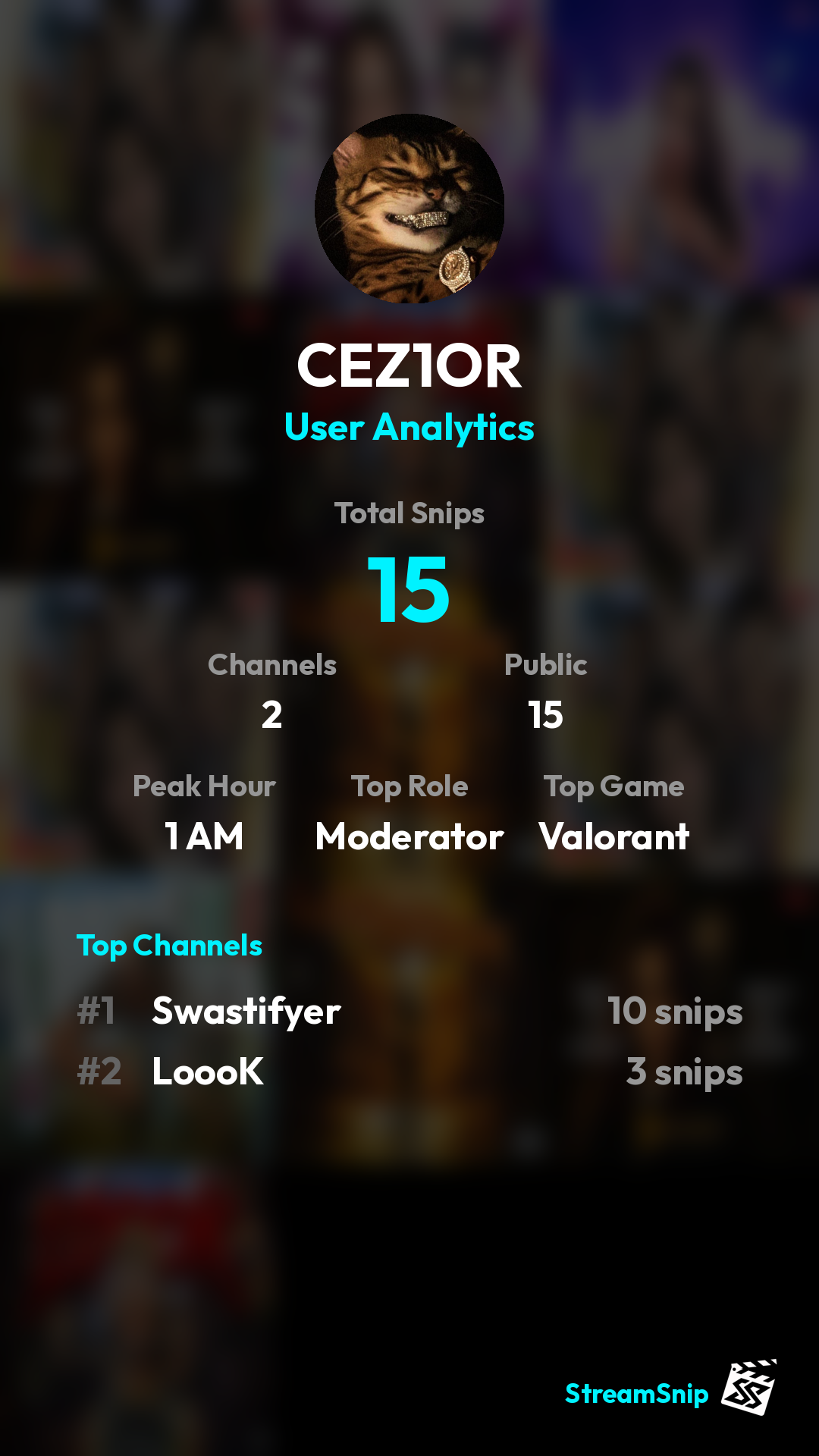 Stats Share Card