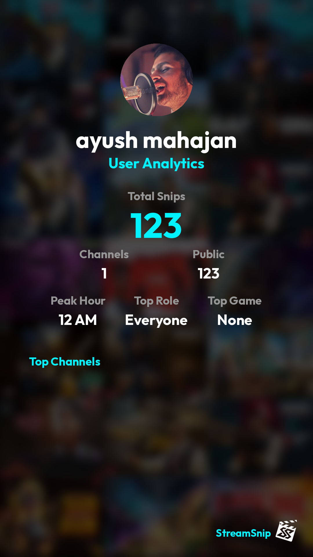 Stats Share Card