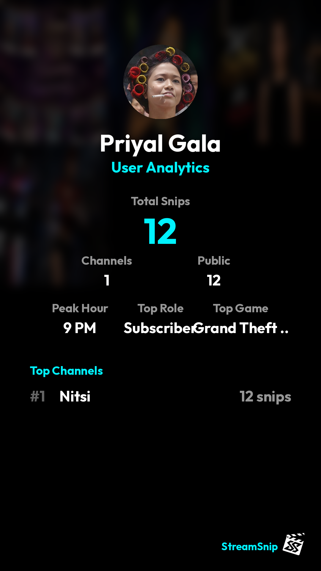 Stats Share Card