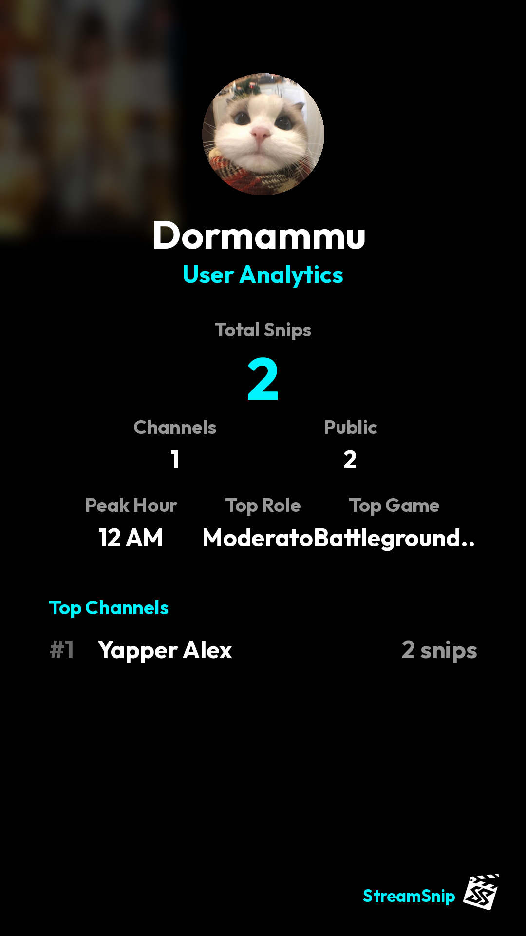 Stats Share Card