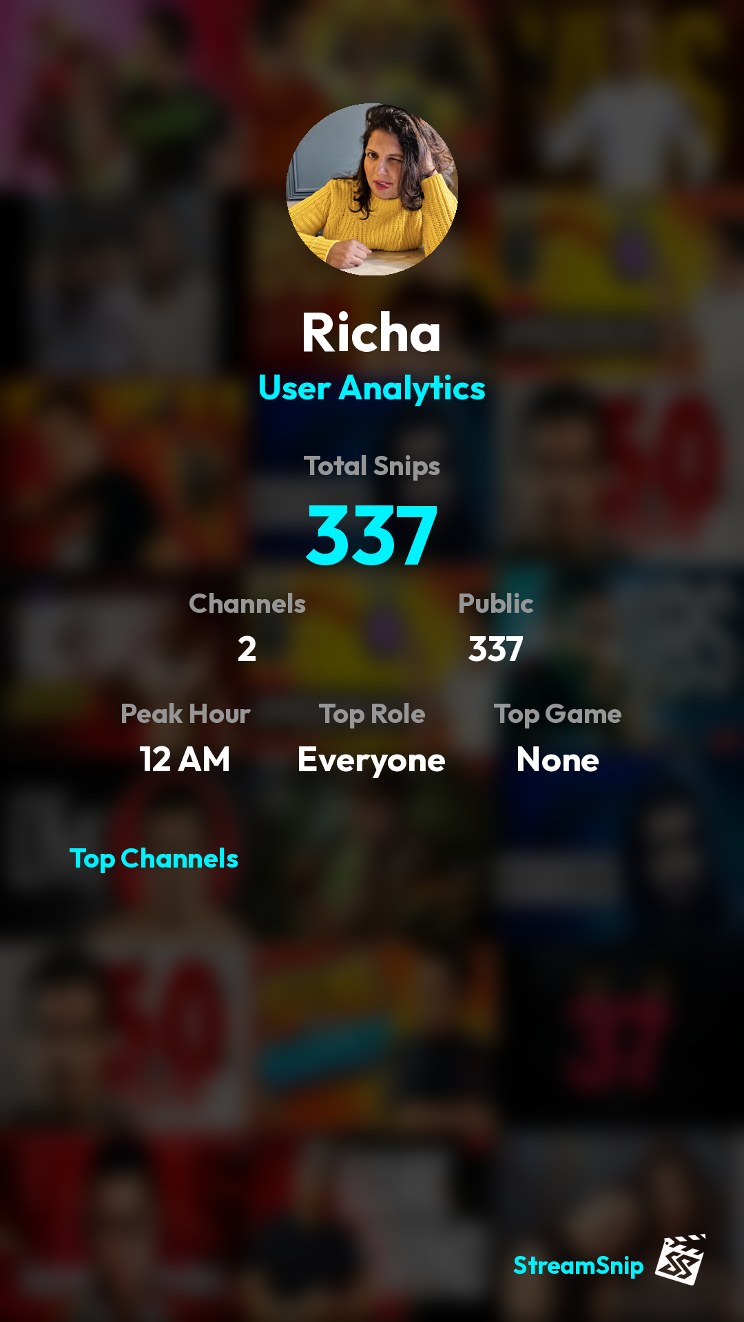 Stats Share Card