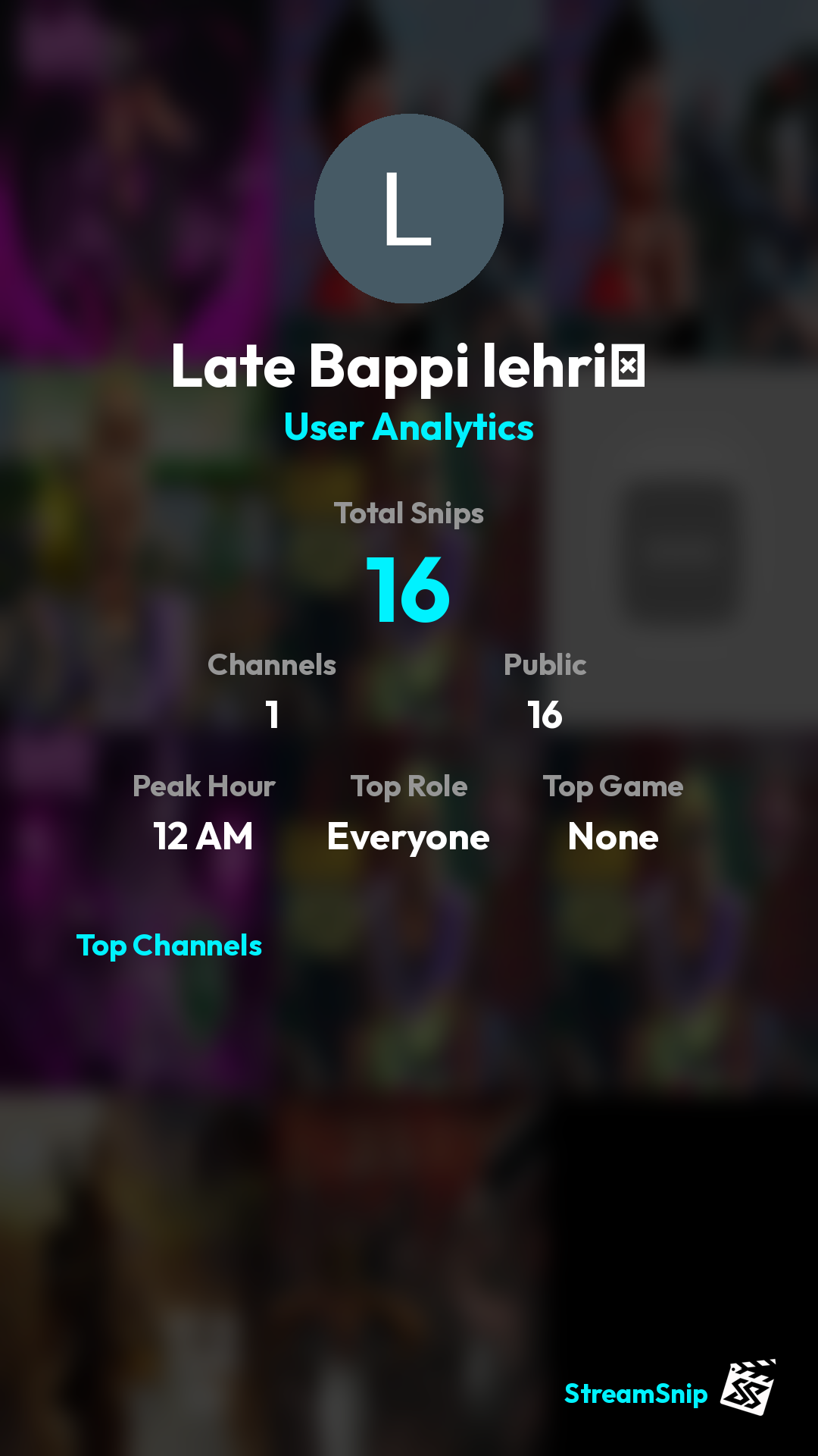 Stats Share Card