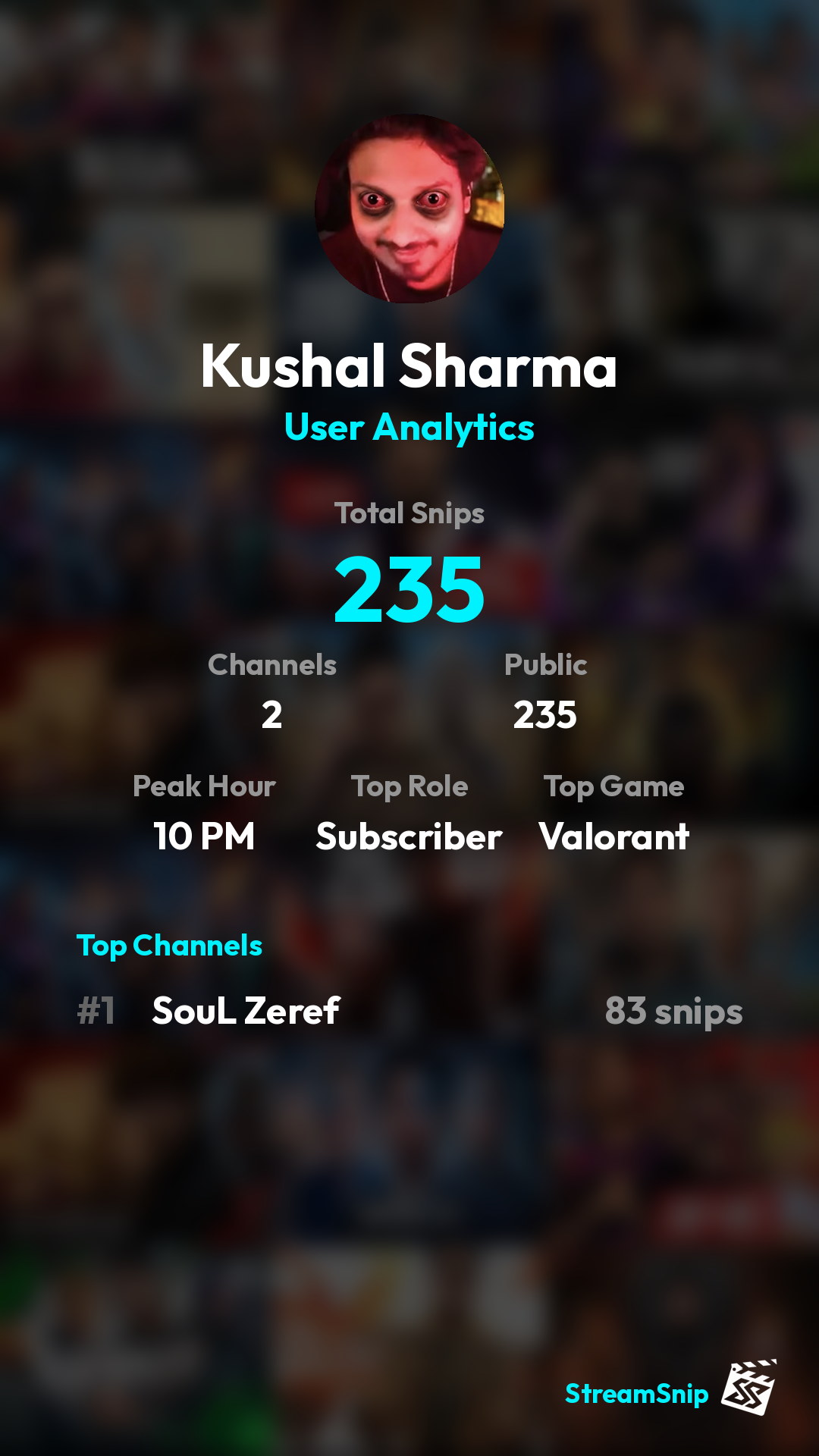 Stats Share Card