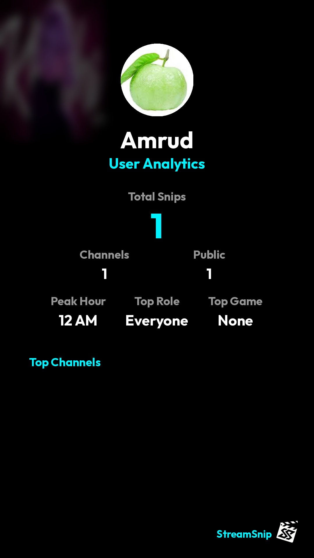 Stats Share Card