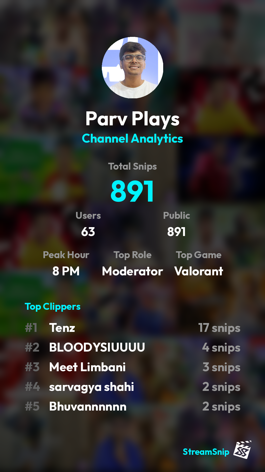 Stats Share Card