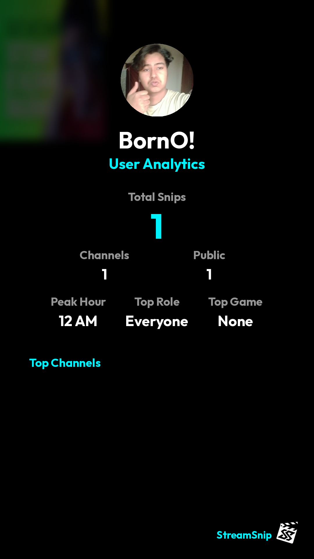 Stats Share Card