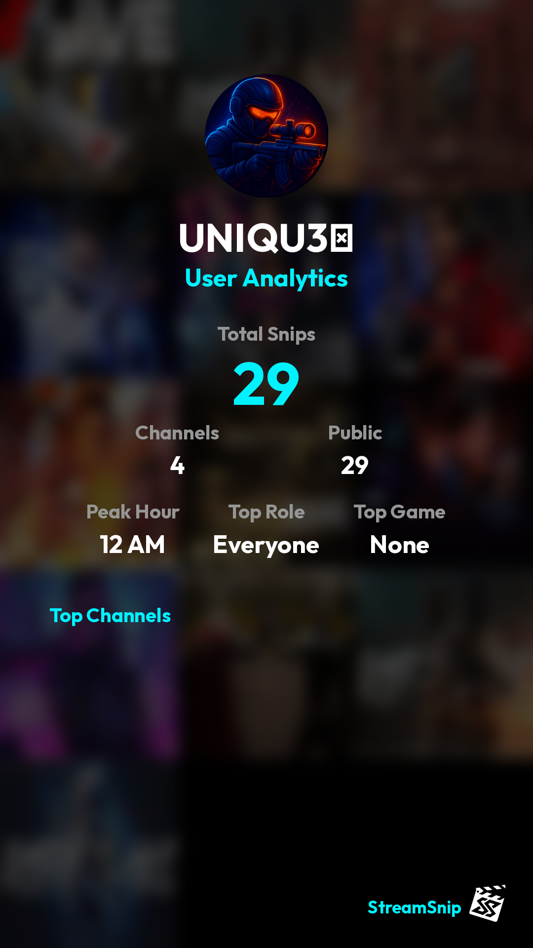 Stats Share Card
