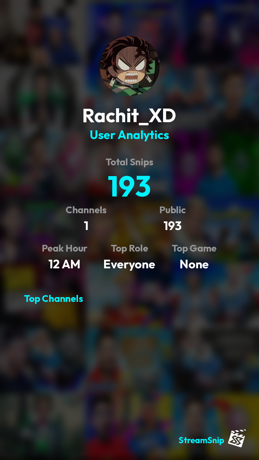 Stats Share Card