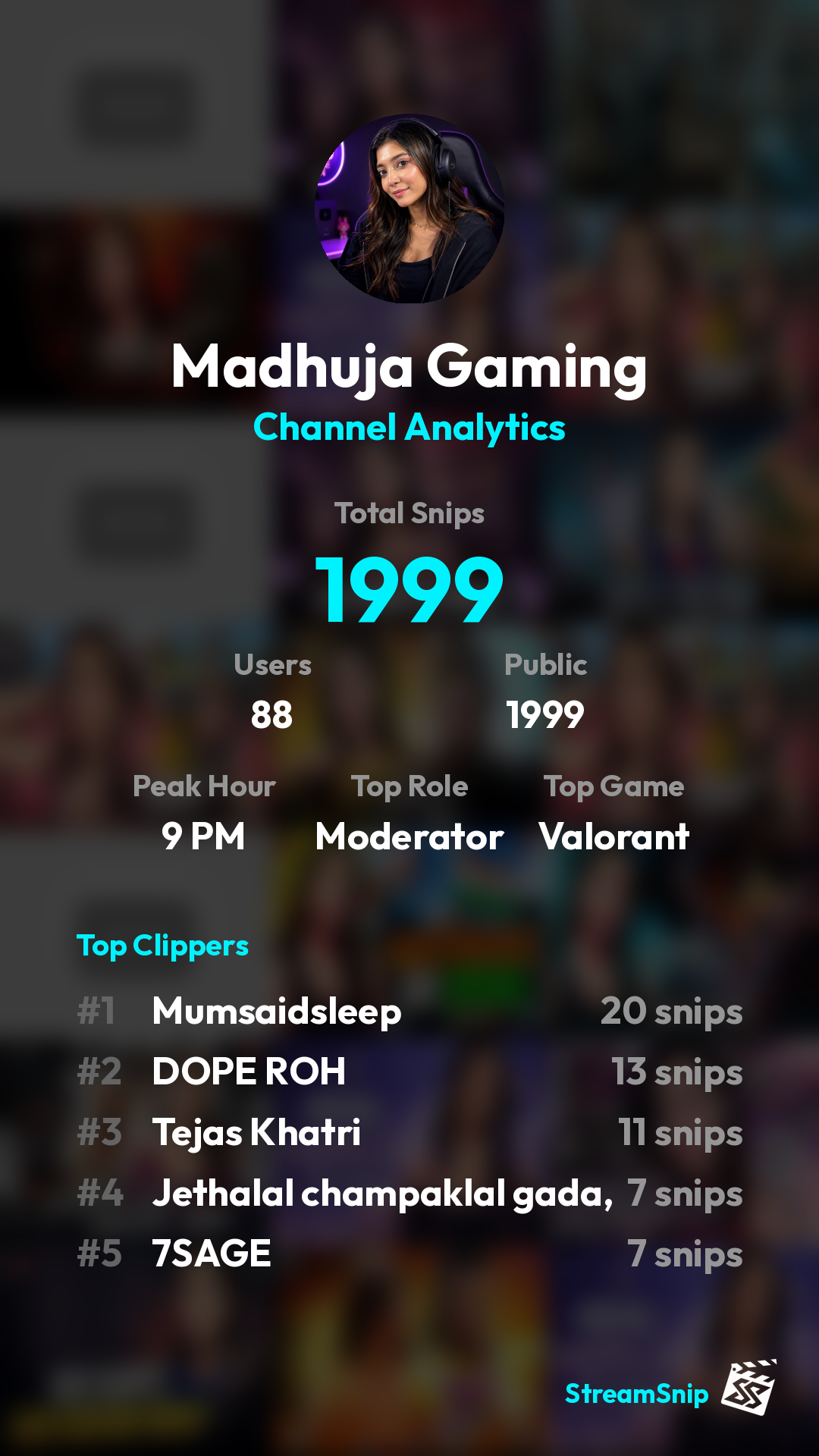 Stats Share Card