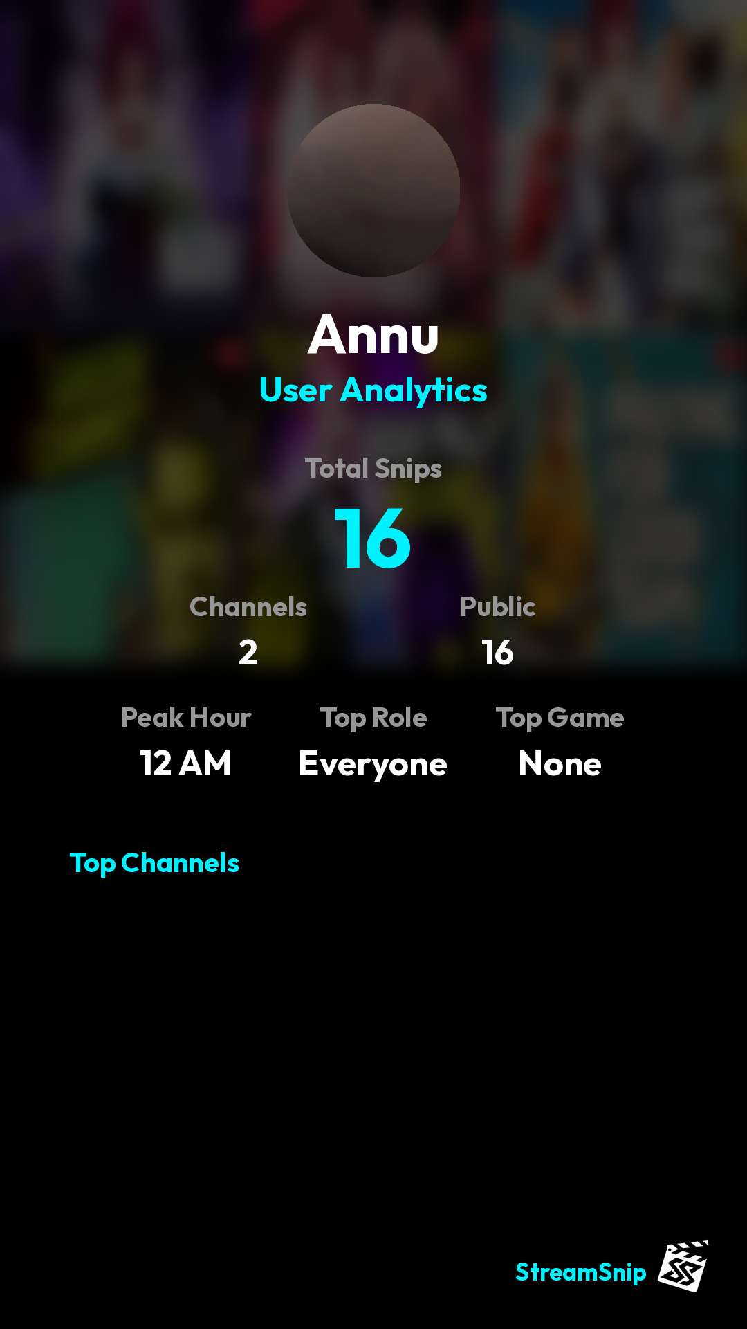 Stats Share Card