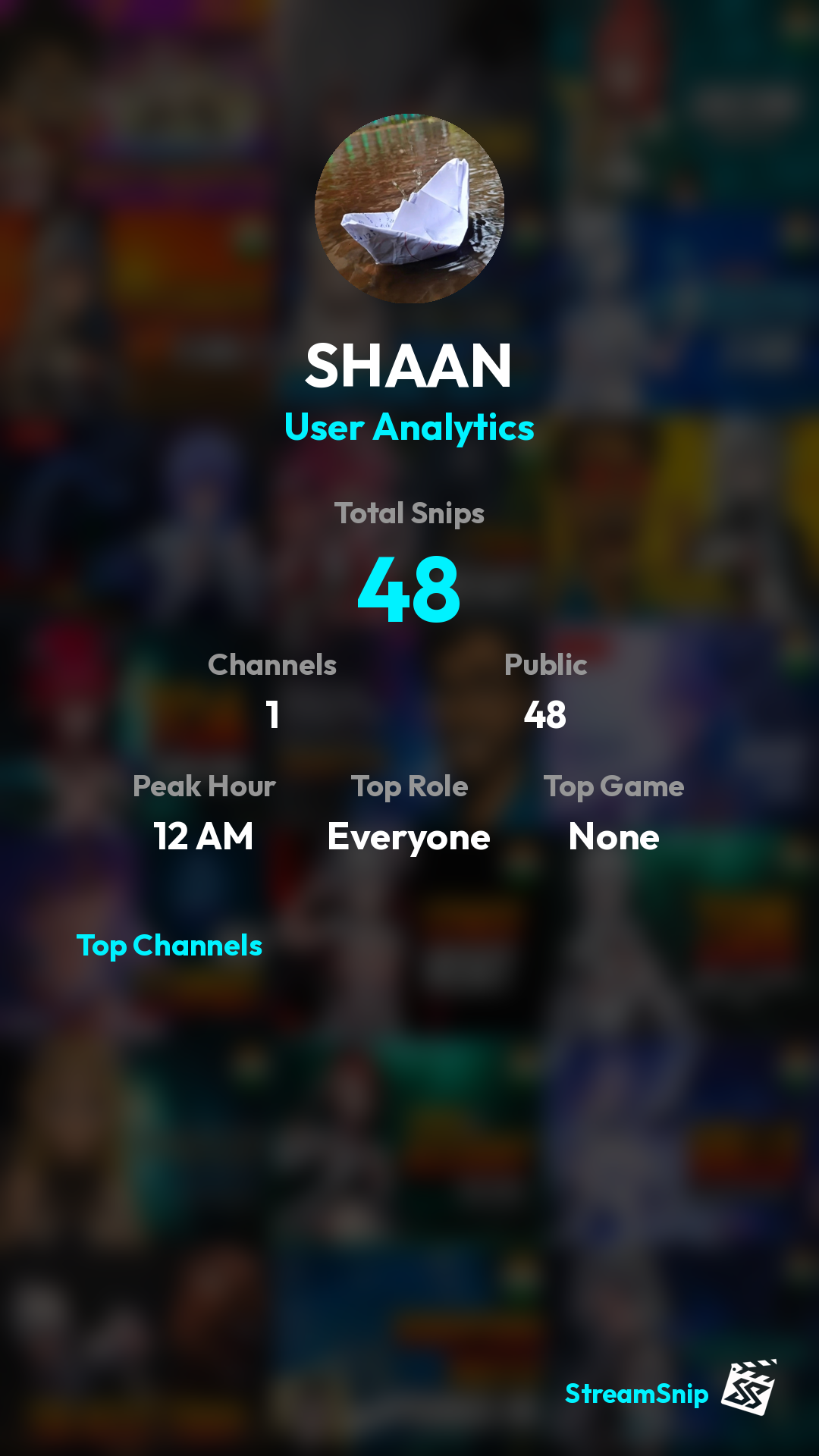 Stats Share Card
