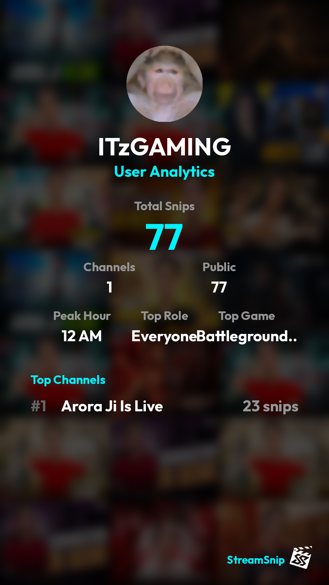 Stats Share Card