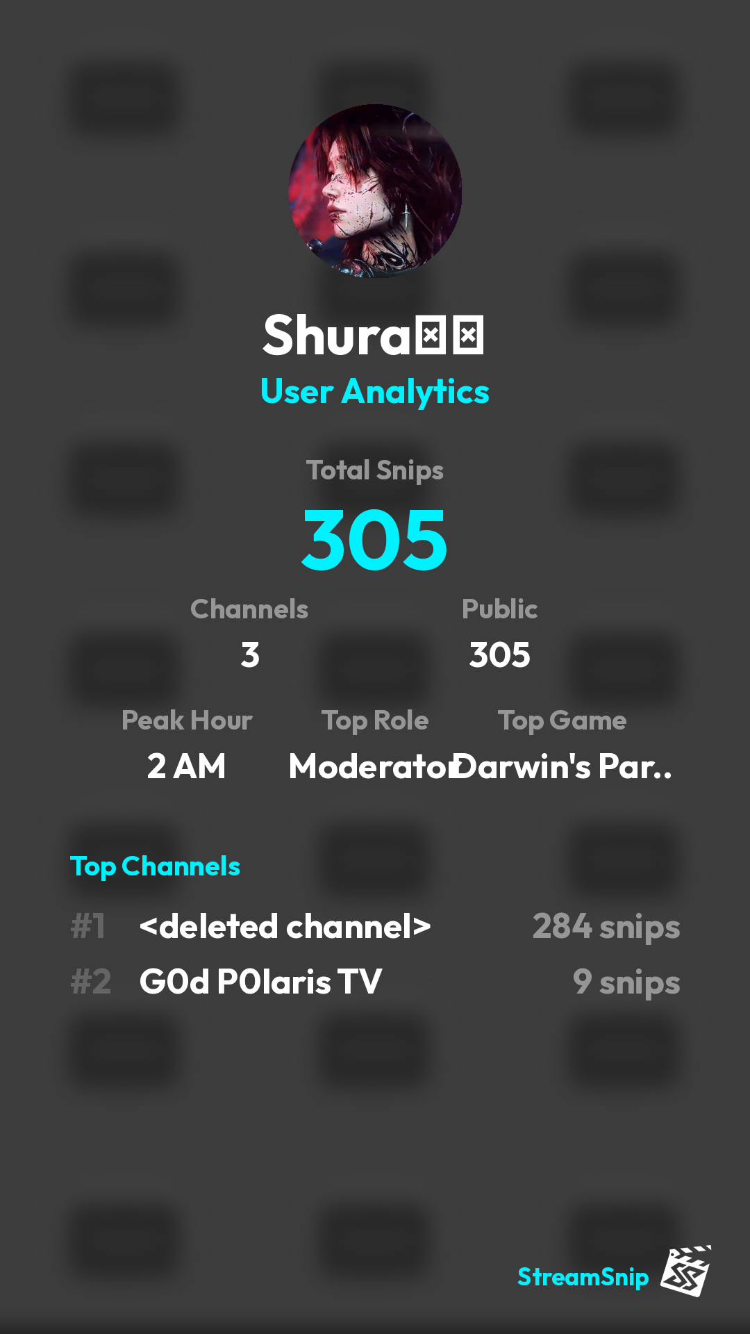 Stats Share Card