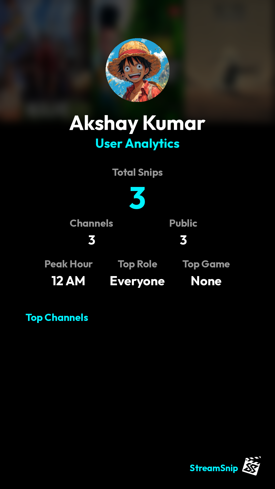 Stats Share Card