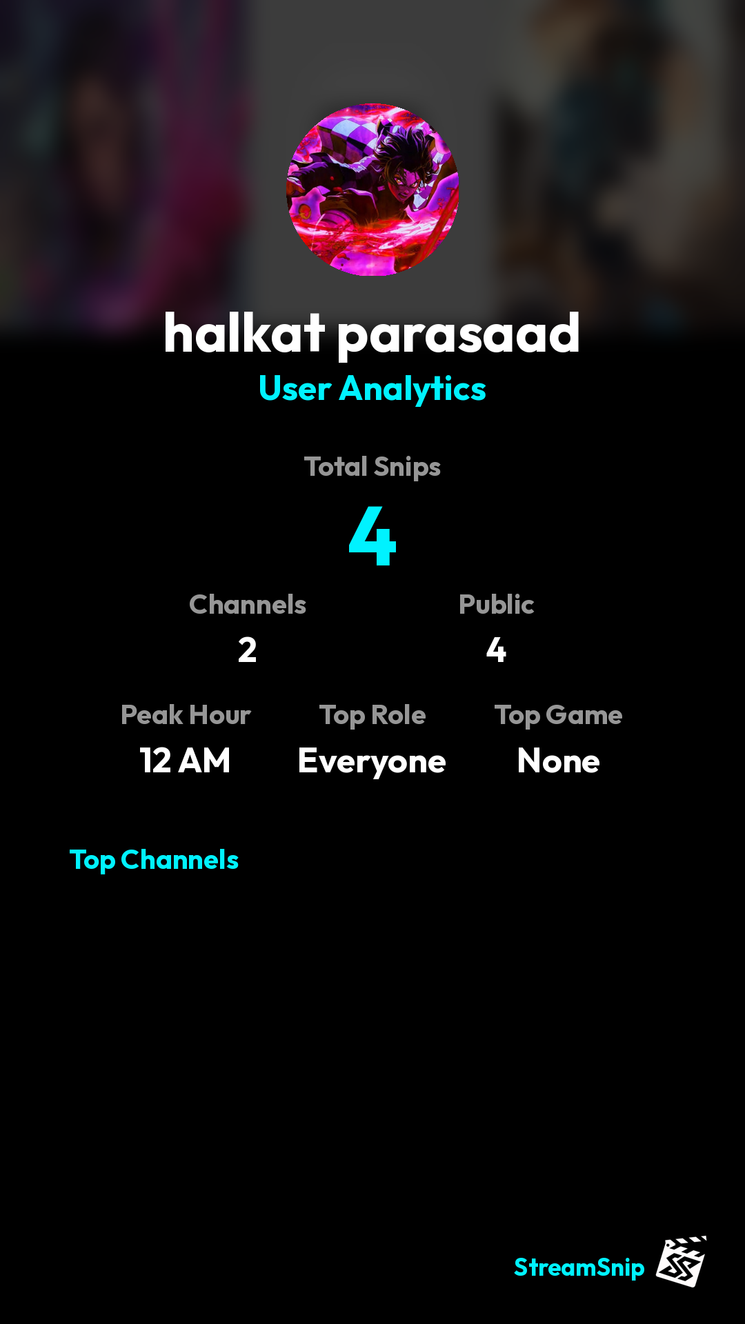 Stats Share Card