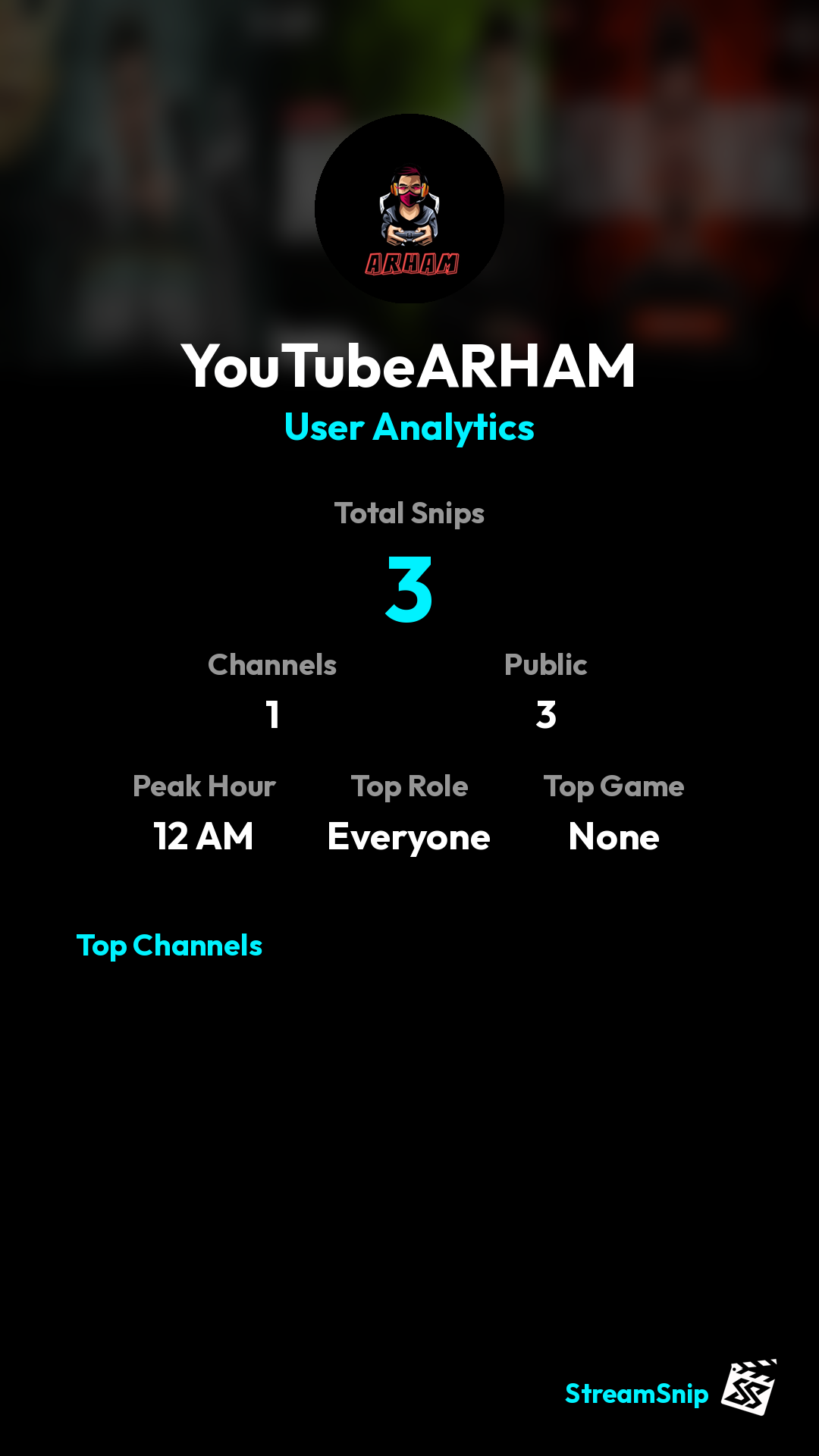 Stats Share Card