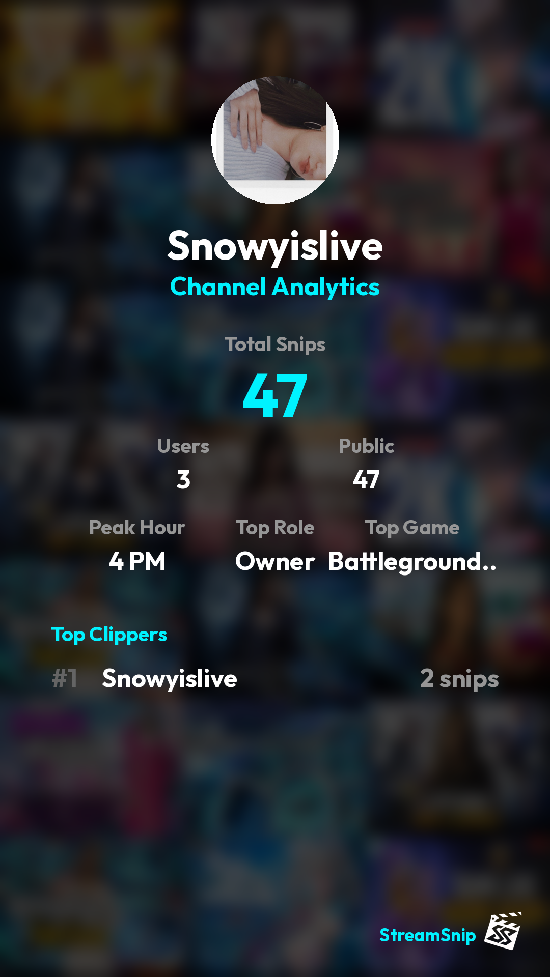 Stats Share Card