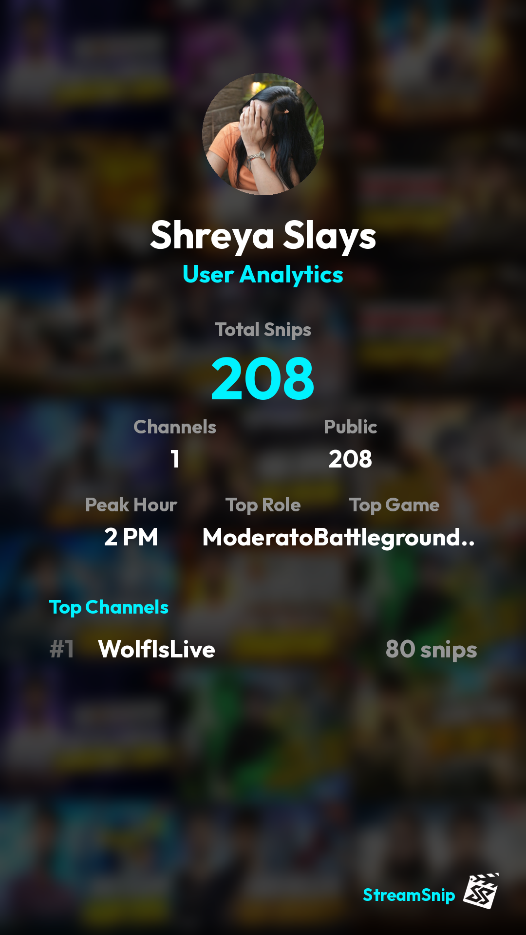 Stats Share Card