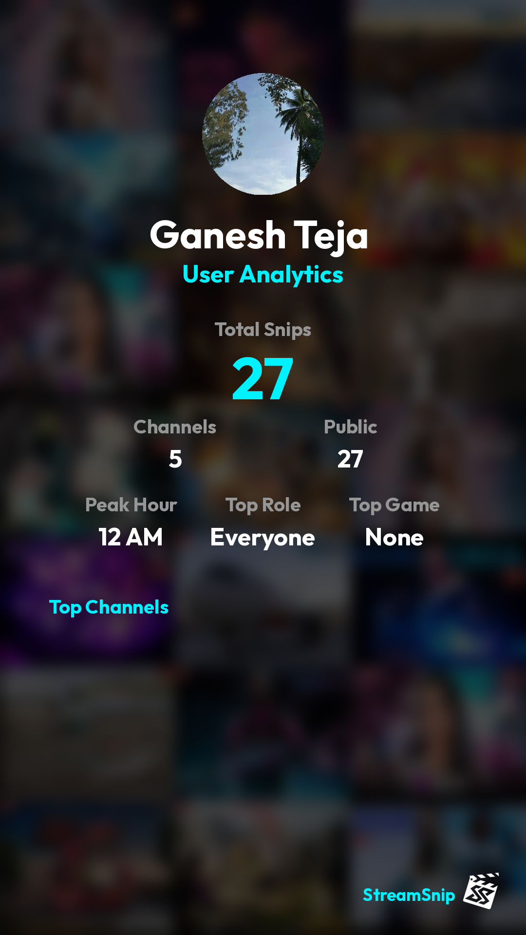 Stats Share Card