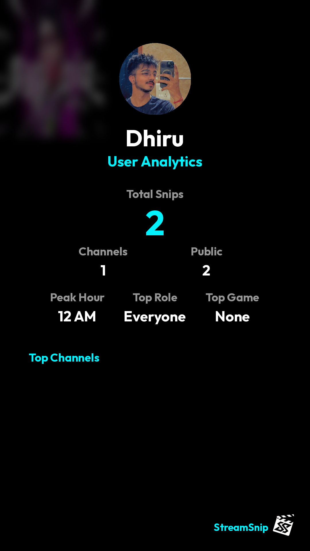 Stats Share Card