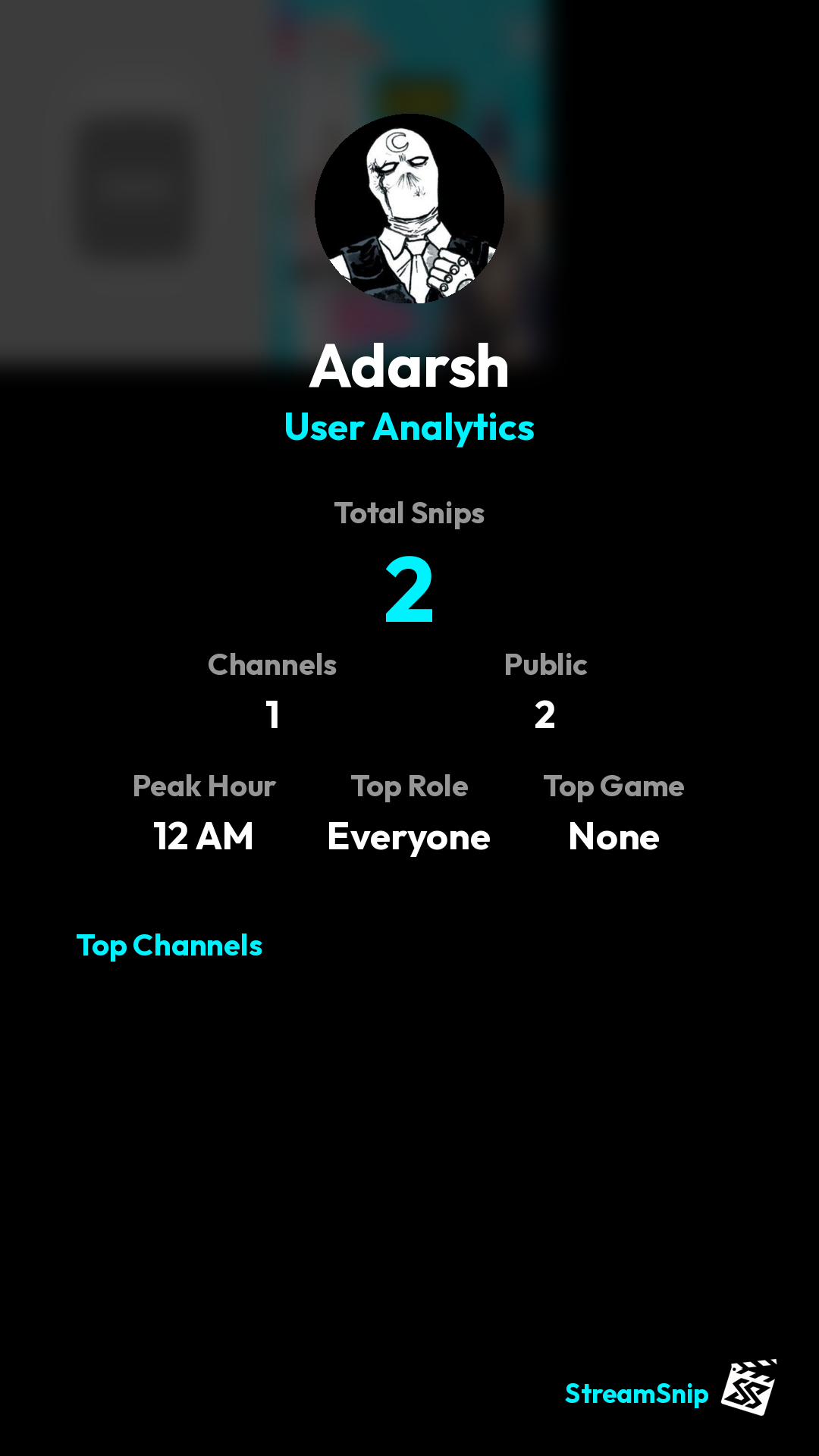 Stats Share Card