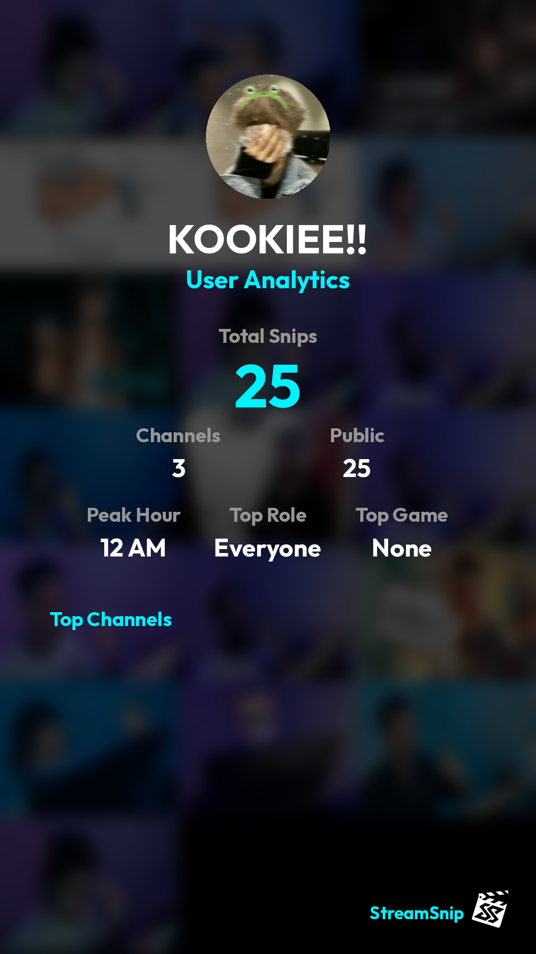 Stats Share Card