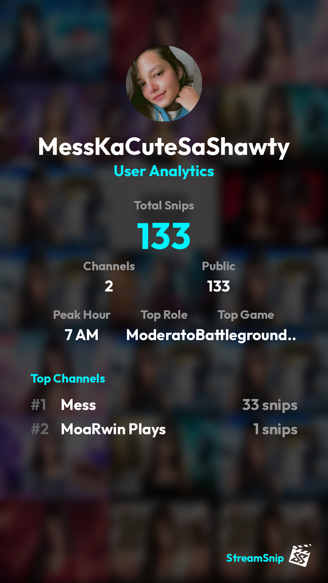 Stats Share Card