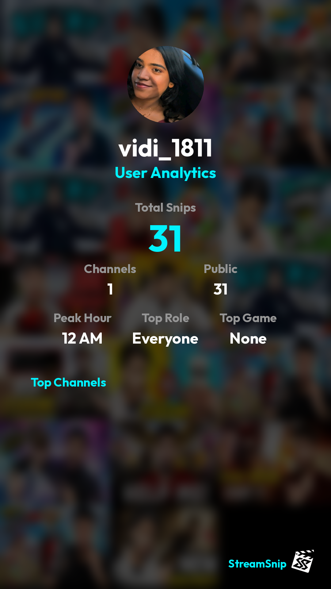 Stats Share Card