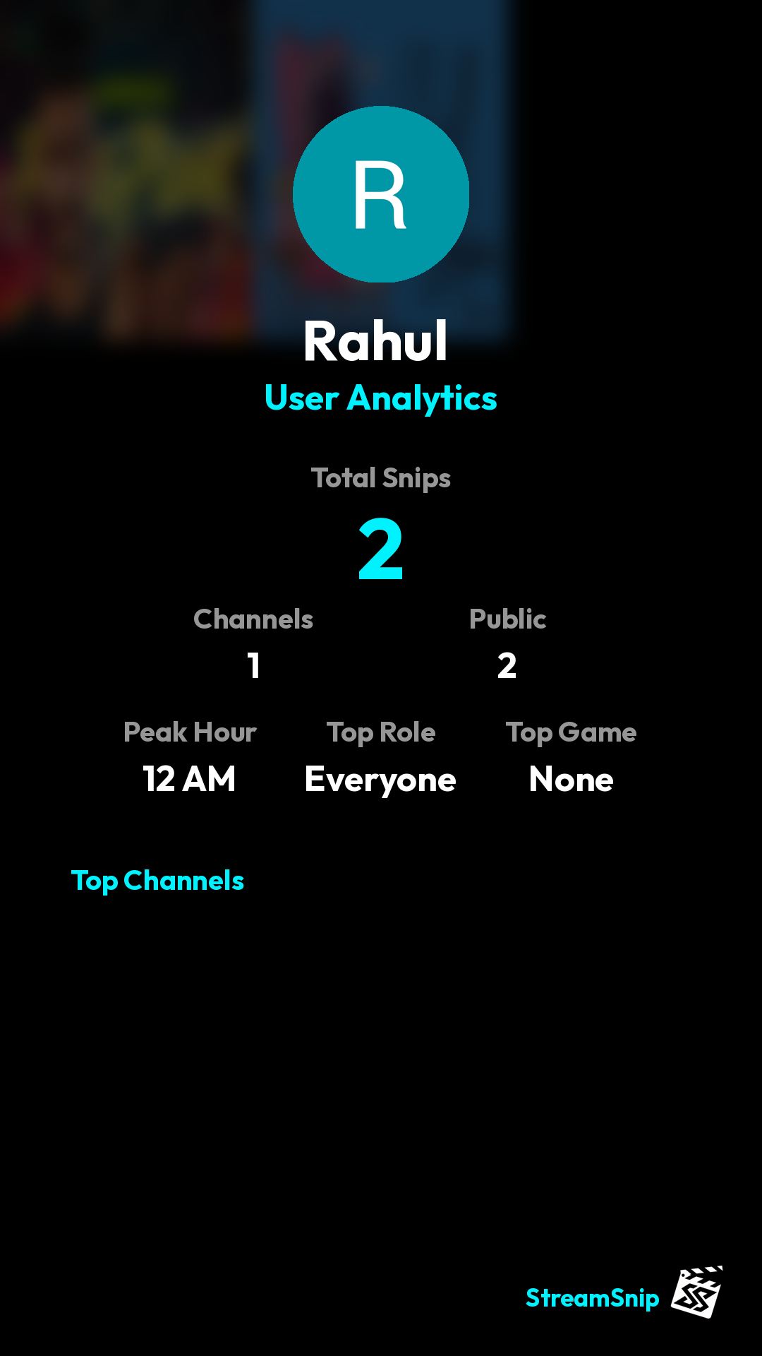 Stats Share Card