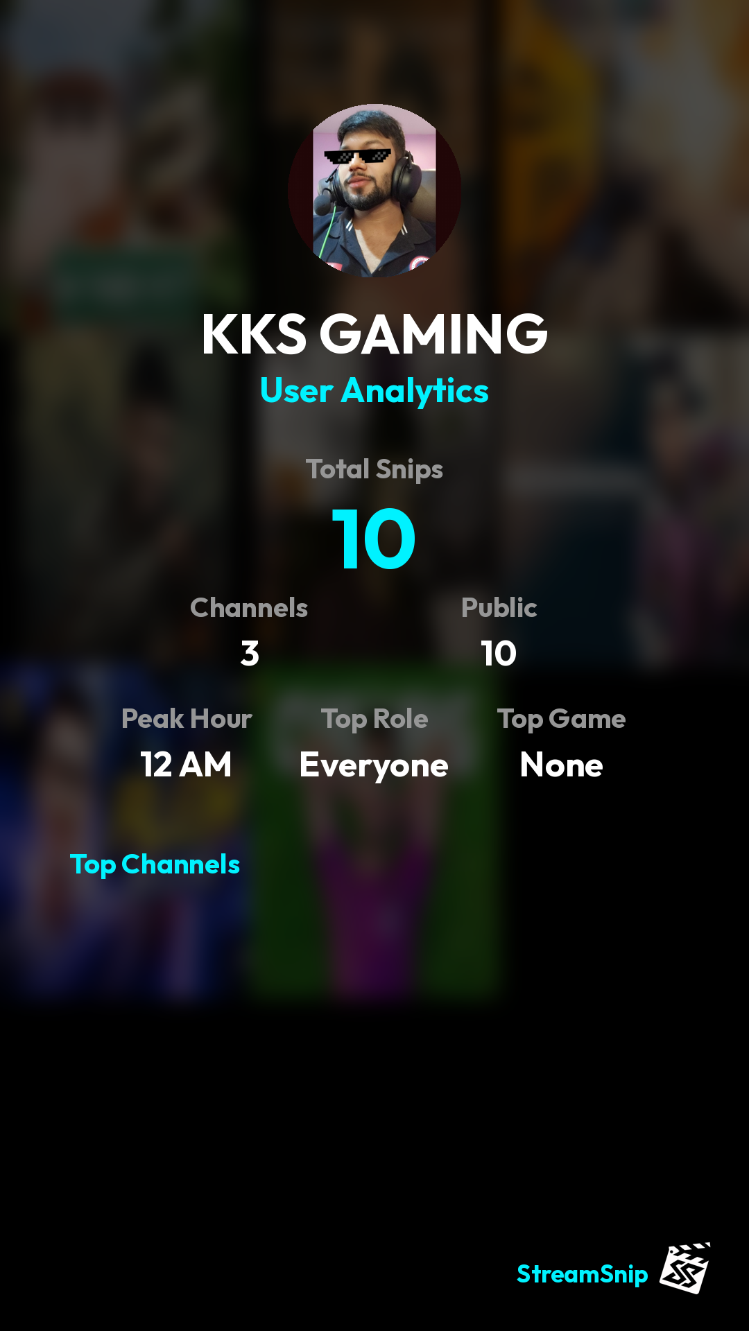 Stats Share Card