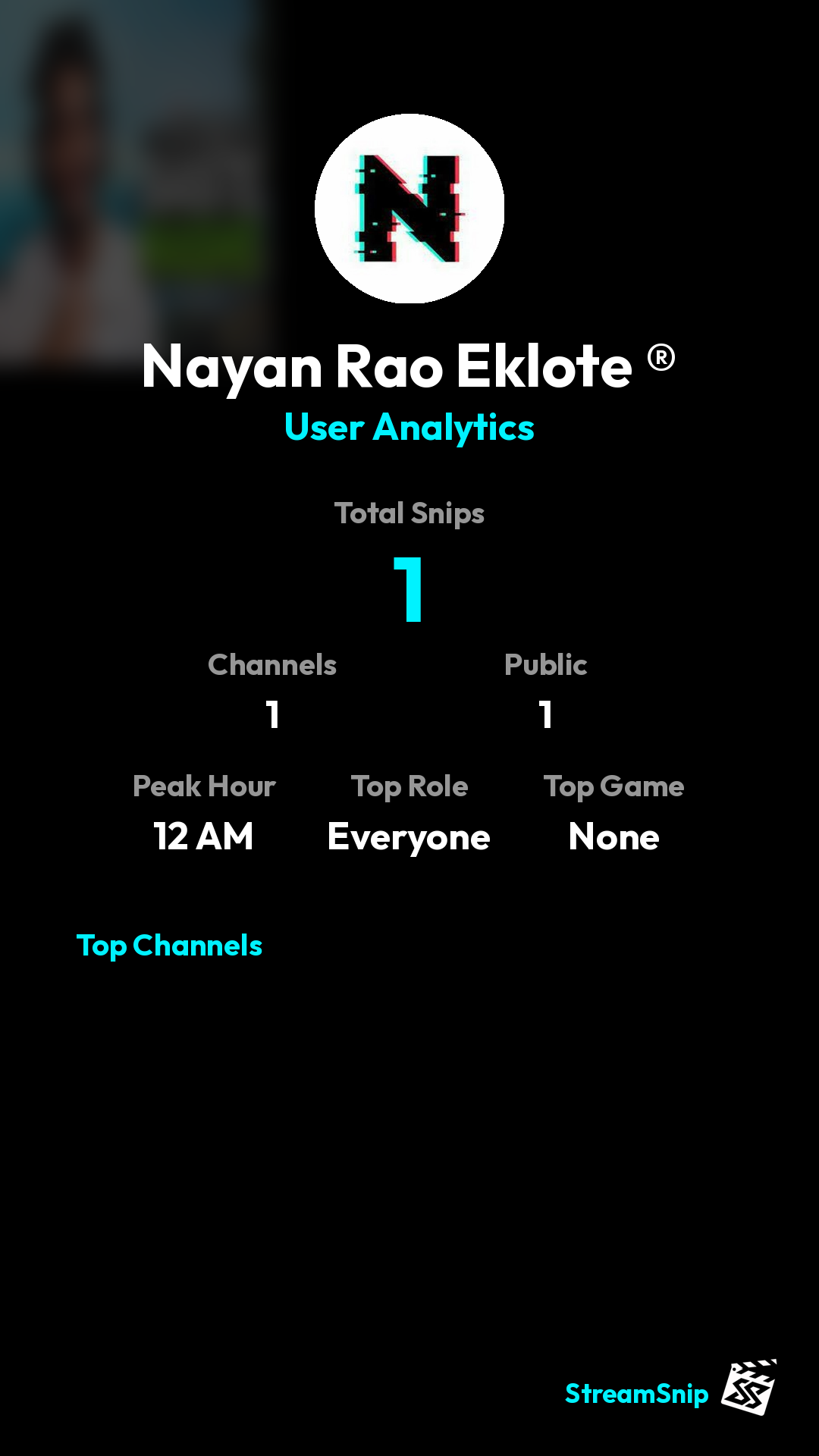 Stats Share Card
