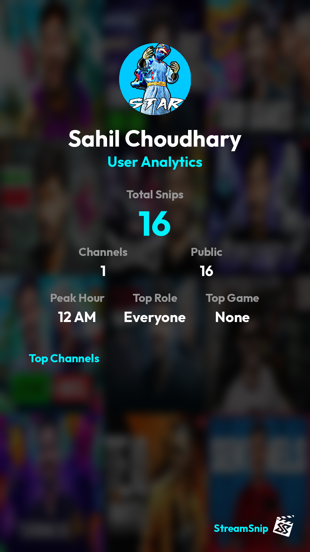 Stats Share Card