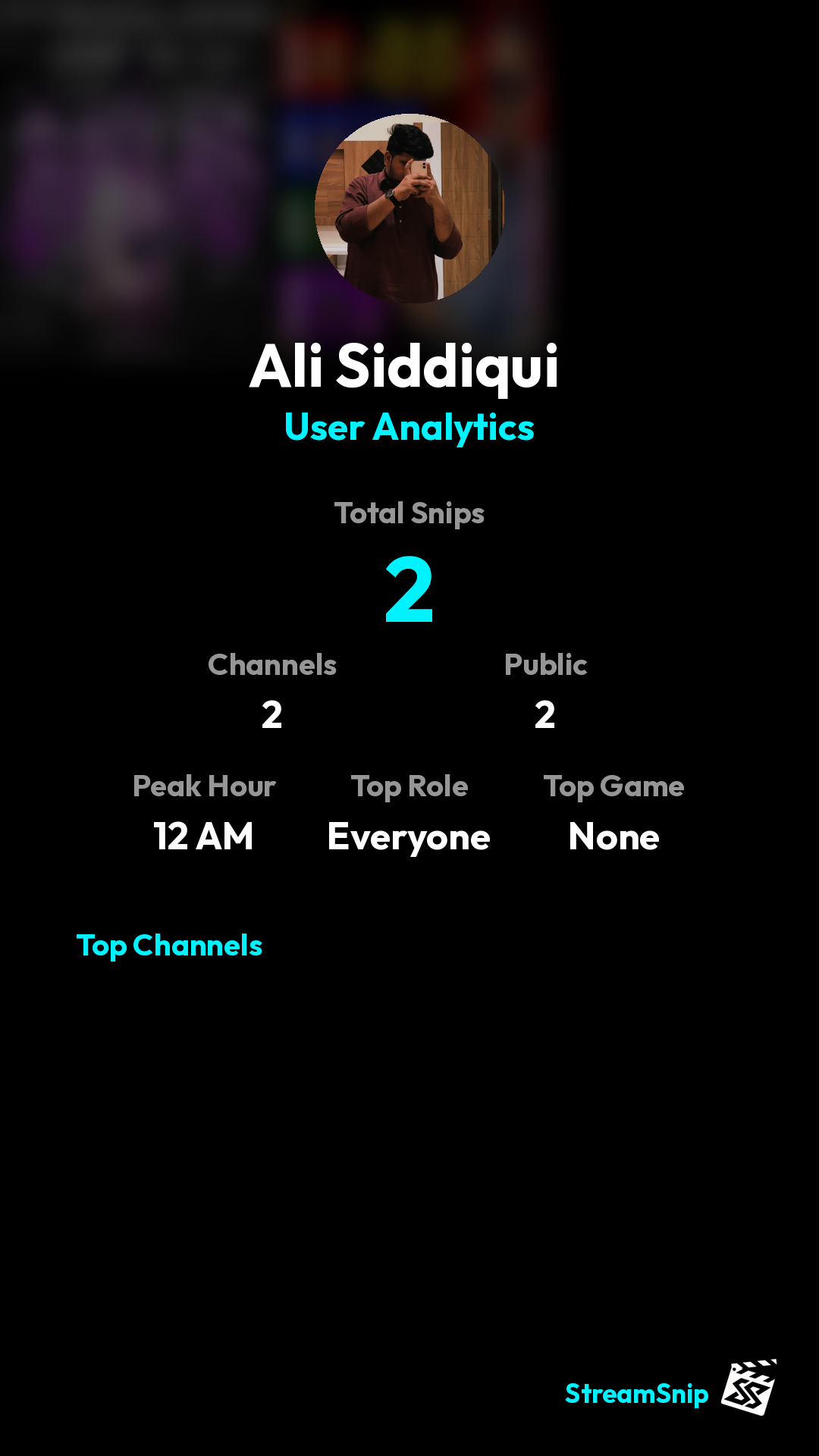 Stats Share Card