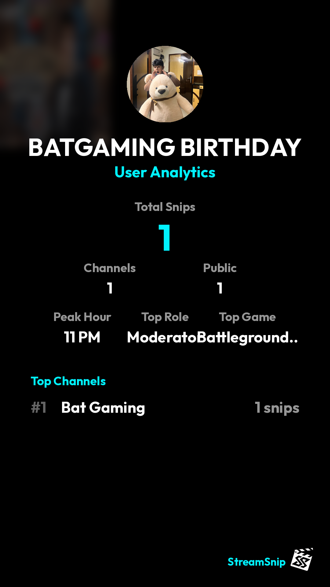 Stats Share Card