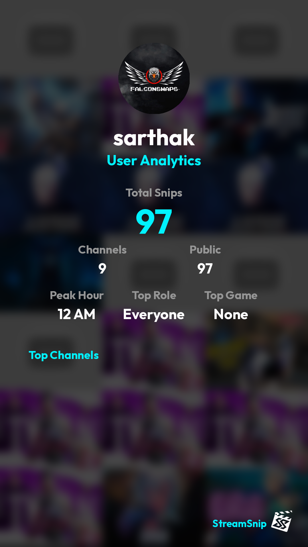 Stats Share Card