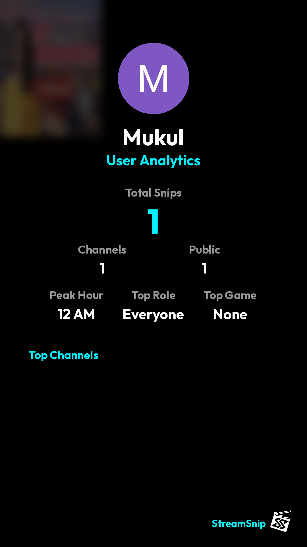 Stats Share Card