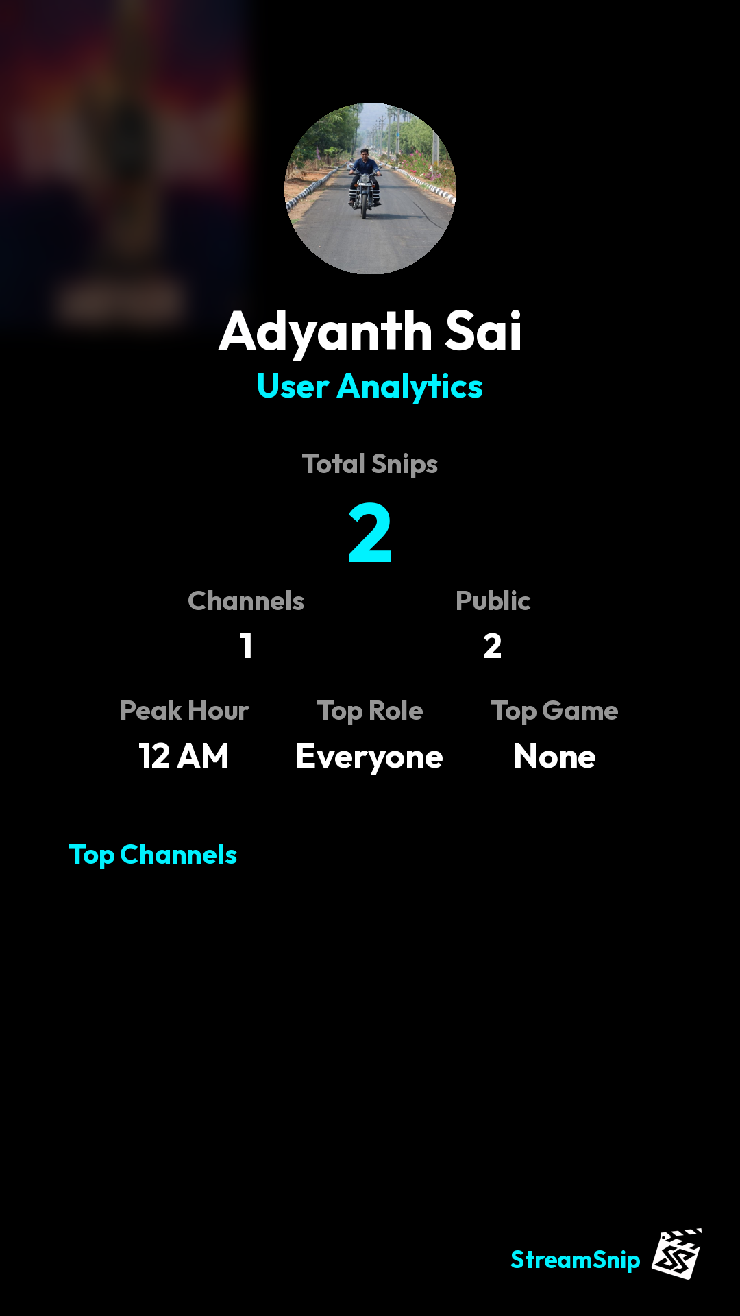Stats Share Card