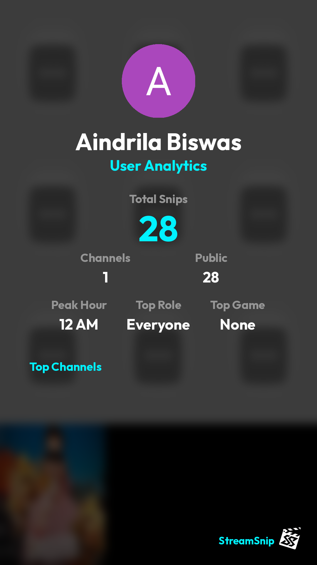 Stats Share Card